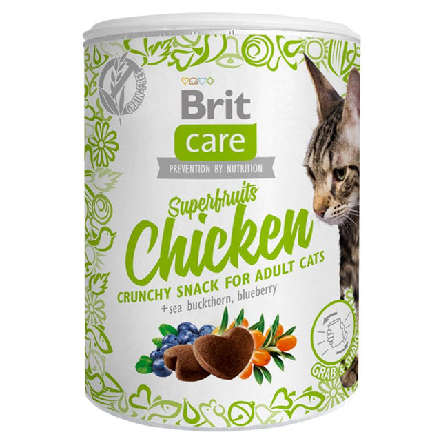 Brit Care Cat Snack Superfruits Pollo 100Gr Brit Care Cat Snack Superfruits Pollo 100Gr