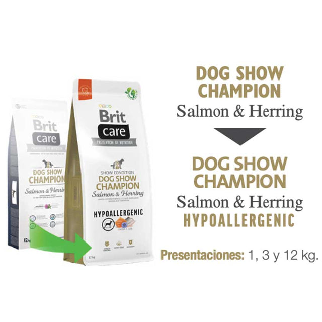 Brit Care Dog Show Champion Salmon Hypoallergenic 12Kg Brit Care Dog Show Champion Salmon Hypoallergenic 12Kg