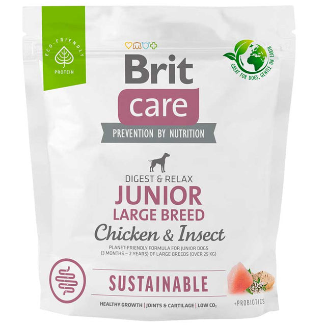 Brit Care Dog Chicken Insect Junior Large 1Kg Brit Care Dog Chicken Insect Junior Large 1Kg