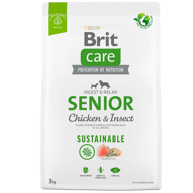 Brit Care Dog Chicken Insect Senior 3Kg Brit Care Dog Chicken Insect Senior 3Kg