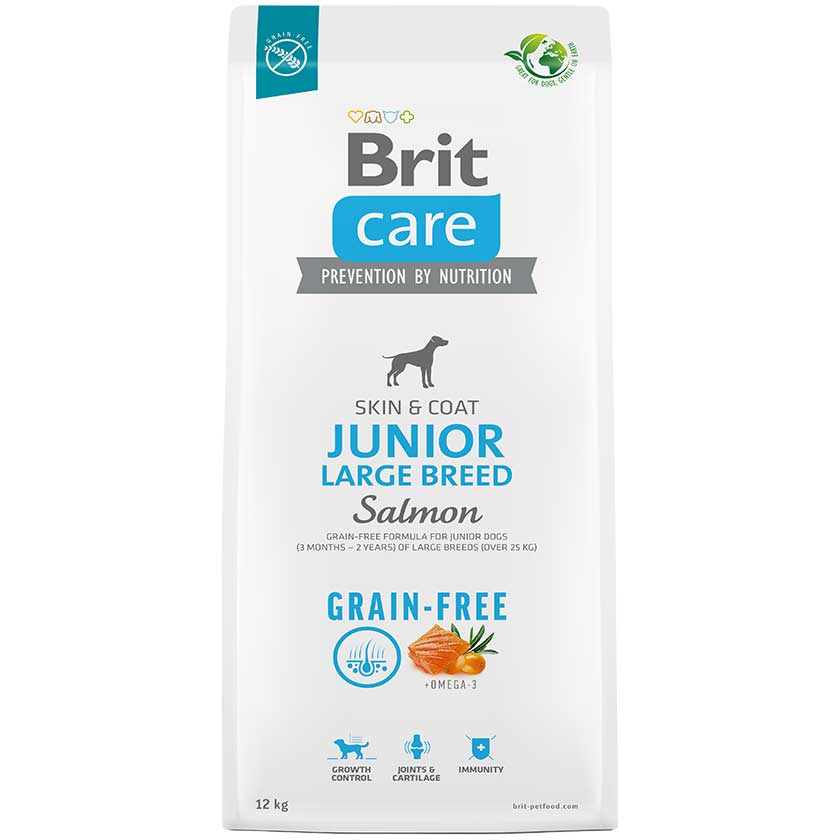 Brit Care Dog Junior Large Breed Salmon 12Kg