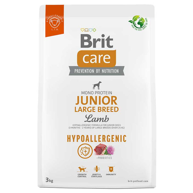 Brit Care Dog Junior Large Lamb Hypoallergenic 3Kg Brit Care Dog Junior Large Lamb Hypoallergenic 3Kg