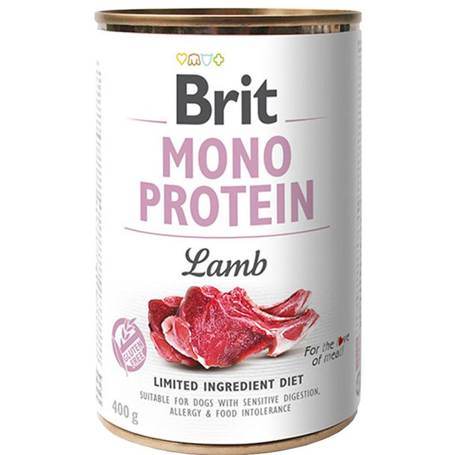 Brit Care Mono Protein Cordero 400Gr  Brit Care Mono Protein Cordero 400Gr