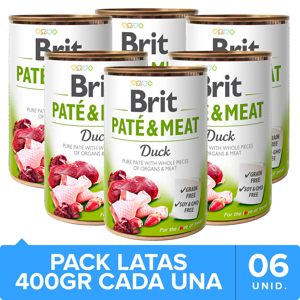 Brit Care Pate Meat Duck Pack 6 Unidades