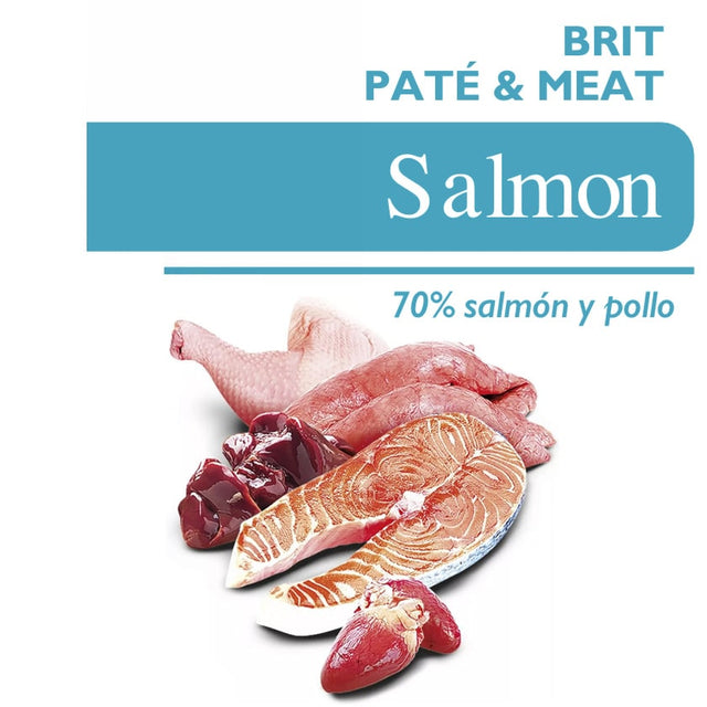 Brit Care Pate Meat Salmon 400Gr Brit Care Pate Meat Salmon 400Gr