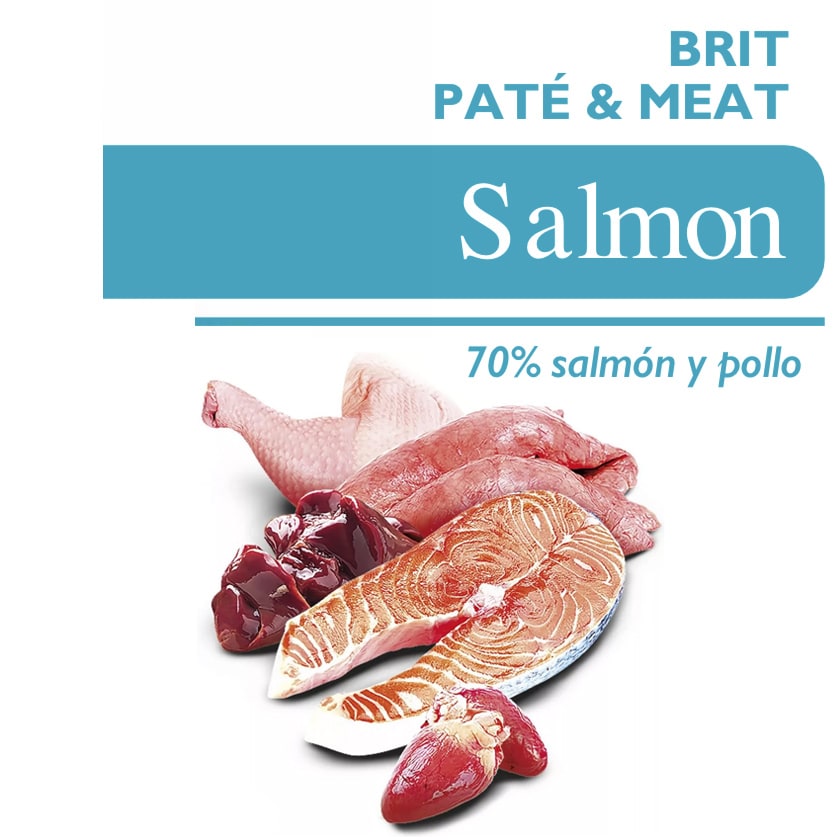 Brit Care Pate Meat Salmon 800Gr