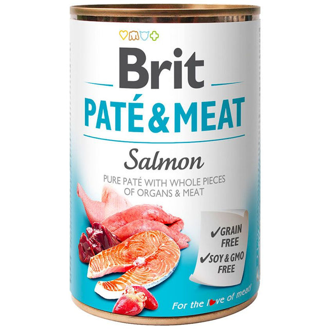 Brit Care Pate Meat Salmon 400Gr Brit Care Pate Meat Salmon 400Gr