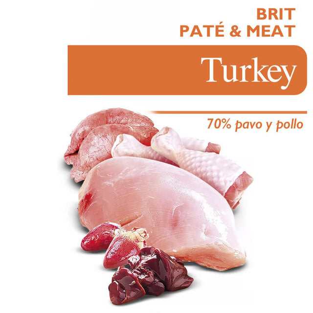 Brit Care Pate Meat Turkey 800Gr Brit Care Pate Meat Turkey 800Gr