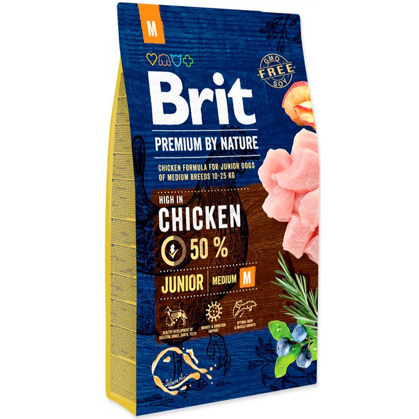 Brit Premium By Nature Junior Medium 3Kg