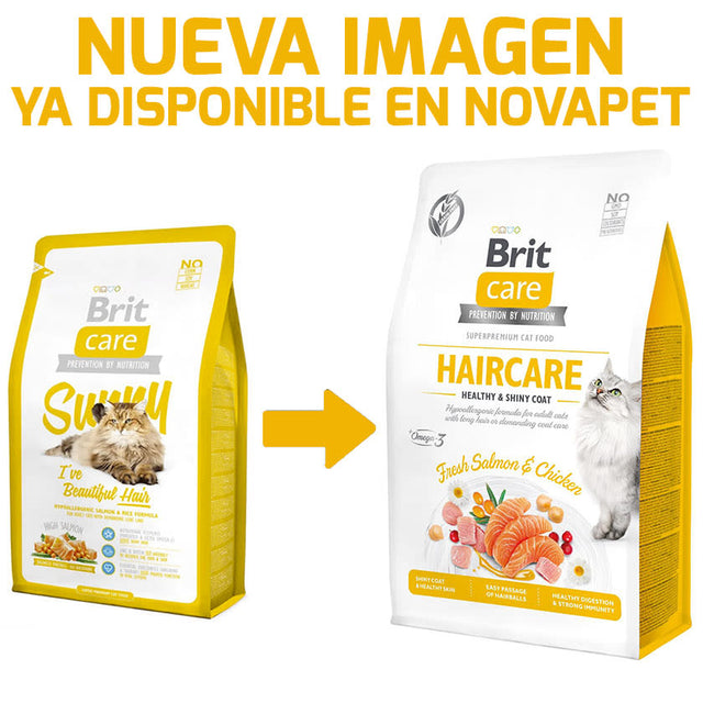 Brit Care Cat Haircare Healthy And Shinny Coat 2Kg  Brit Care Cat Haircare Healthy And Shinny Coat 2Kg