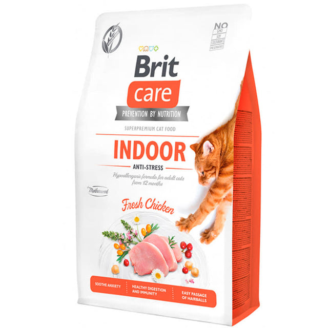 Brit Care Cat Indoor Anti Stress 7Kg  Brit Care Cat Indoor Anti Stress 7Kg