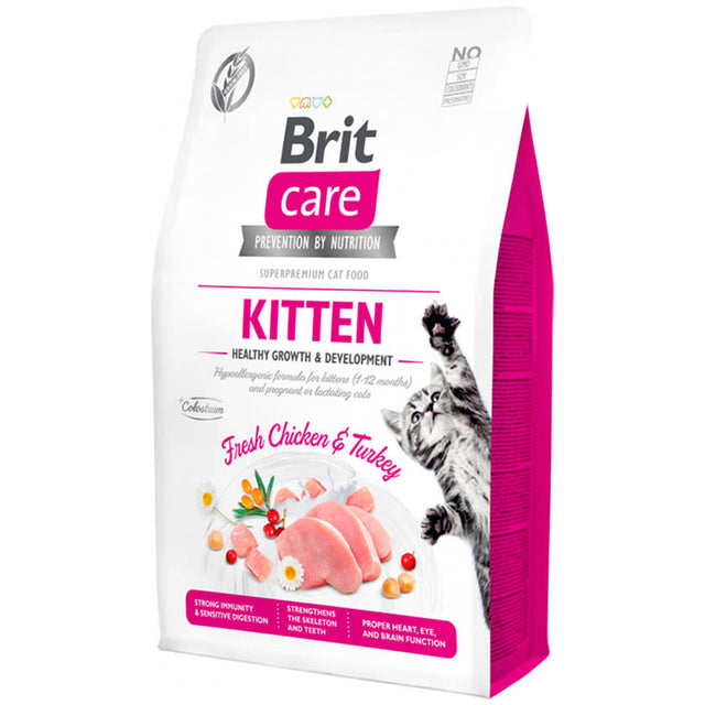 Brit Care Cat Kitten Healthy Growth 2Kg  Brit Care Cat Kitten Healthy Growth 2Kg