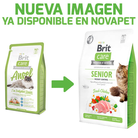 Alimento Seco para Gatos Brit Care Cat Senior Weight Control 7Kg Alimento Seco para Gatos Brit Care Cat Senior Weight Control 7Kg