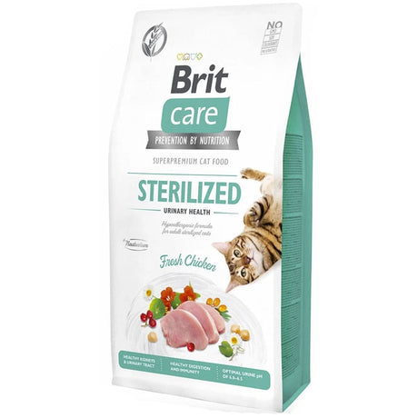 Alimento Seco para Gatos Brit Care Cat Sterilized Urinary Health 7Kg Alimento Seco para Gatos Brit Care Cat Sterilized Urinary Health 7Kg