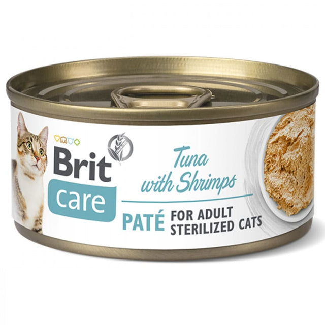 Brit Care Sterilized Atun Con Camarones 70Gr Brit Care Sterilized Atun Con Camarones 70Gr