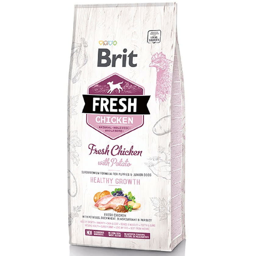 Brit Fresh Pollo Y Papas Para Cachorros 12Kg