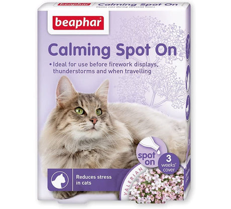 Relajantes y Antiestrés para Gatos Beaphar Calming Spot On Pipeta Calmante Gato 3 Unidades Relajantes y Antiestrés para Gatos Beaphar Calming Spot On Pipeta Calmante Gato 3 Unidades