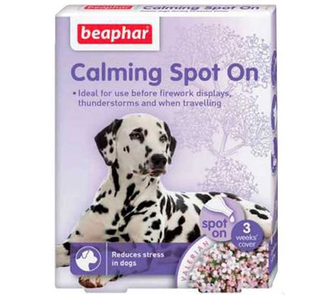 Relajantes y Antiestrés para Perros Beaphar Calming Spot On Pipeta Calmante Para Perros 3 Un Relajantes y Antiestrés para Perros Beaphar Calming Spot On Pipeta Calmante Para Perros 3 Un