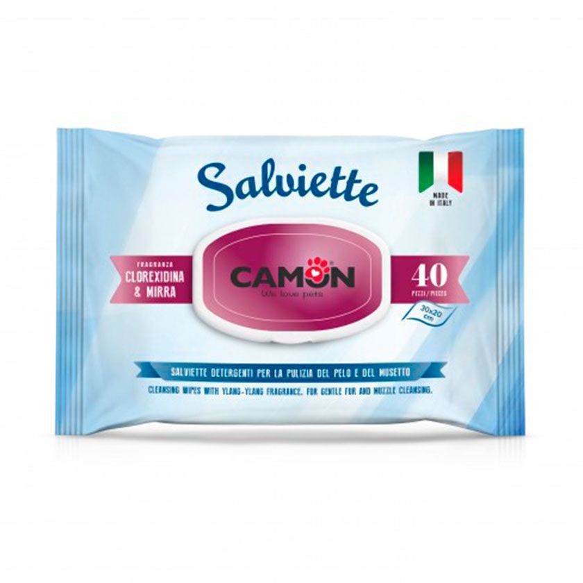 Camon Toallitas Perfumadas Con Clorhexidina 40 Unidades