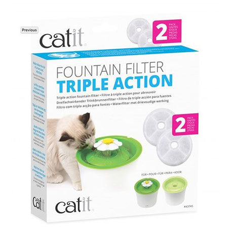 Comederos y Bebederos para Gatos Cat It Filtros Para Fuente Flor 3Litros Comederos y Bebederos para Gatos Cat It Filtros Para Fuente Flor 3Litros