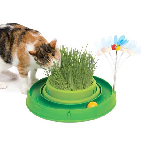 Juguetes y Accesorios para Gatitos Cat It Play Circuito 3 En 1 Con Pasto Juguetes y Accesorios para Gatitos Cat It Play Circuito 3 En 1 Con Pasto