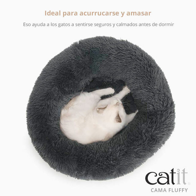 Catit Cama Para Gatos Fluffy Blanca  Catit Cama Para Gatos Fluffy Blanca