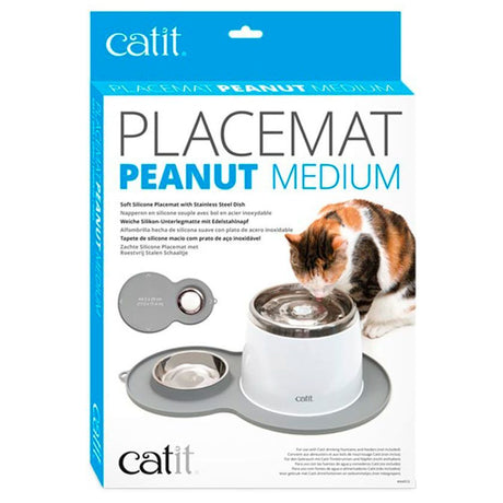 Juguetes y Accesorios para Gatitos Cat It Alfombra Protectora Para Fuente Y Plato Gris Juguetes y Accesorios para Gatitos Cat It Alfombra Protectora Para Fuente Y Plato Gris