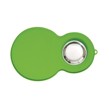 Juguetes y Accesorios para Gatitos Cat It Alfombra Protectora Para Fuente Y Plato Verde Juguetes y Accesorios para Gatitos Cat It Alfombra Protectora Para Fuente Y Plato Verde