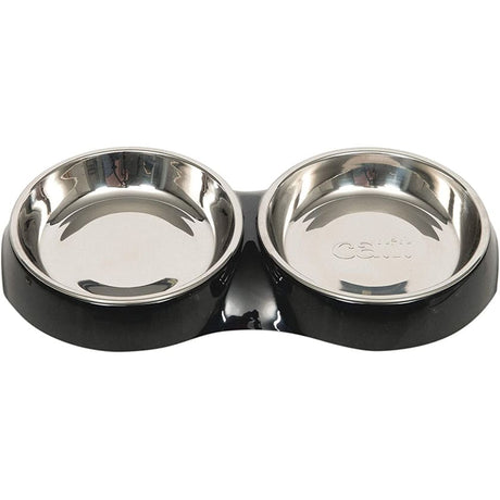 Juguetes y Accesorios para Gatitos Cat It Plato Doble Acero Inoxidable Con Borde Bajo Color Negro Juguetes y Accesorios para Gatitos Cat It Plato Doble Acero Inoxidable Con Borde Bajo Color Negro