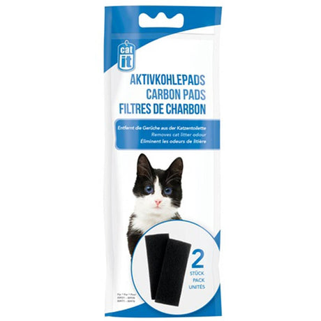 Areneros y Accesorios para Gatos Cat It Repuesto Carbon Para Bano Sanitario Areneros y Accesorios para Gatos Cat It Repuesto Carbon Para Bano Sanitario