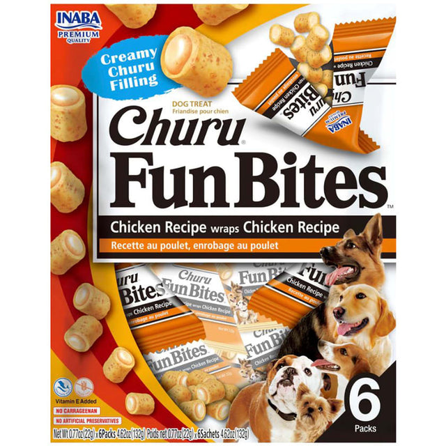 Churu Fun Bites Perro Sabor Pollo 132Gr Churu Fun Bites Perro Sabor Pollo 132Gr