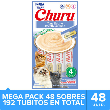 Alimento Húmedo para Gatos Ciao Churu Cat Mega Pack Caja 48Un Atun Usa 601 Alimento Húmedo para Gatos Ciao Churu Cat Mega Pack Caja 48Un Atun Usa 601