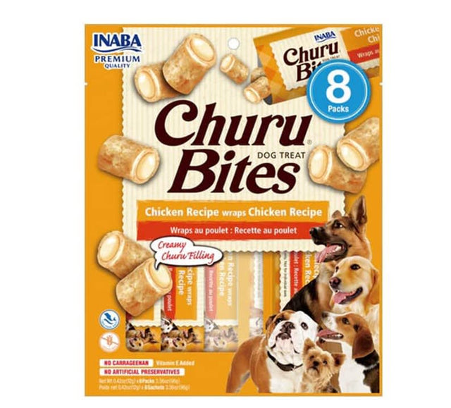Snack Ciao Churu Dog Bites Pack 8 Unidades Wraps De Pollo Snack Ciao Churu Dog Bites Pack 8 Unidades Wraps De Pollo