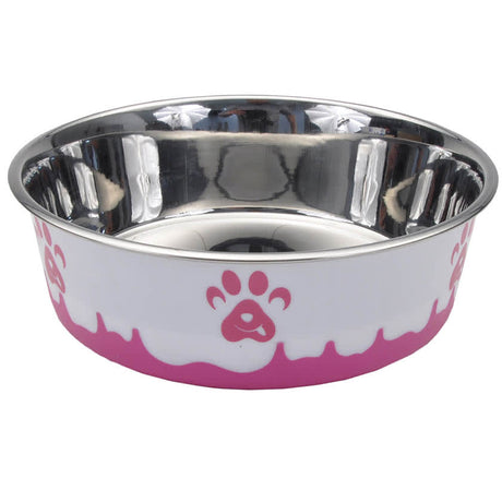 Juguetes para Perros Coastral Maslow Plato Paw Rosado 828Ml Juguetes para Perros Coastral Maslow Plato Paw Rosado 828Ml