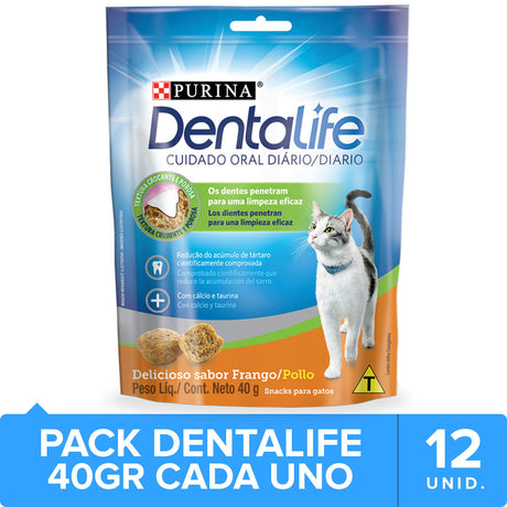 Salud y Bienestar para Gatos Dentalife Gato Pack 12 Unidades Salud y Bienestar para Gatos Dentalife Gato Pack 12 Unidades