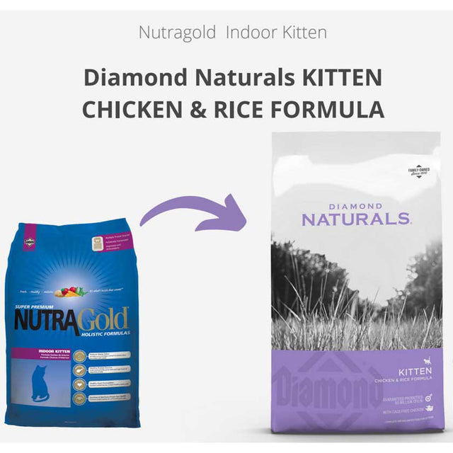 Diamond Naturals Kitten Indoor Chicken Rice 3Kg Diamond Naturals Kitten Indoor Chicken Rice 3Kg
