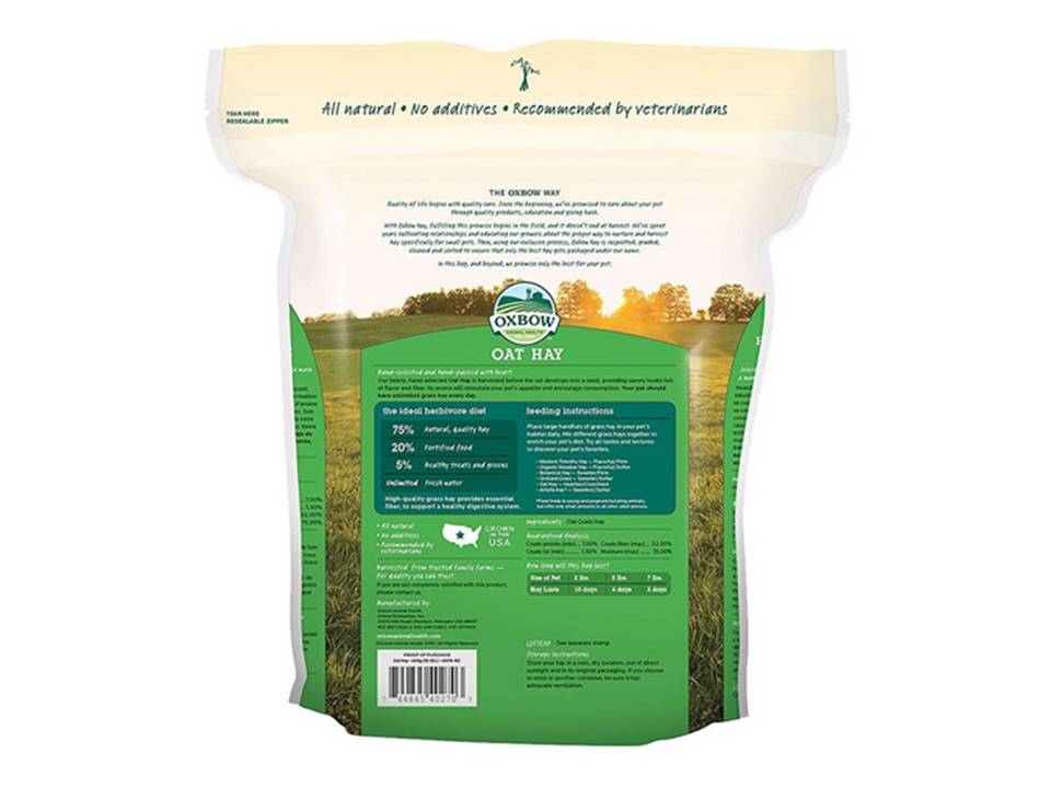 Oxbow Heno De Avena 425Gr