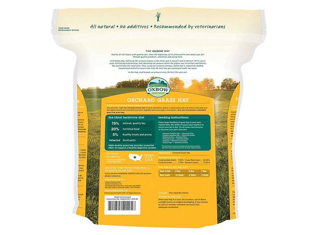Oxbow Heno Orchard Grass 1 13Kg  Oxbow Heno Orchard Grass 1 13Kg