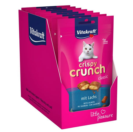 Alimento Húmedo para Gatos Vitakraft Crispy Crunch Salmon 60Gr Alimento Húmedo para Gatos Vitakraft Crispy Crunch Salmon 60Gr