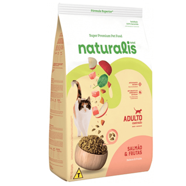 Naturalis Gato Adulto Castrado Salmon Y Frutas 7 5 Kg  Naturalis Gato Adulto Castrado Salmon Y Frutas 7 5 Kg