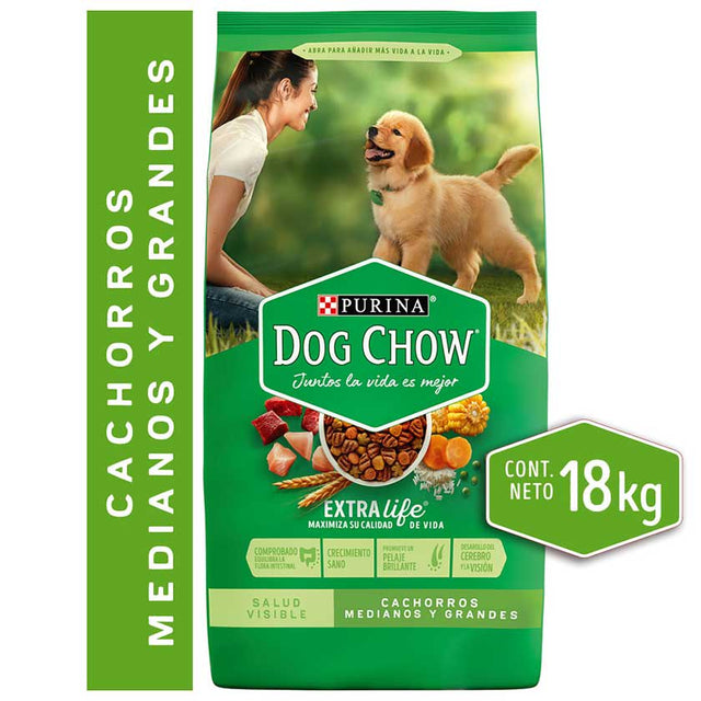 Purina Dog Chow Cachorros Razas Medianas Y Grandes 18Kg Purina Dog Chow Cachorros Razas Medianas Y Grandes 18Kg