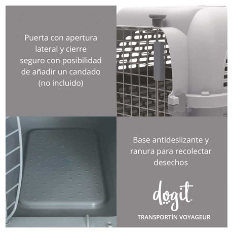 Transportadoras y Bolsos para Perros Dog It Voyageur Color Fucsia Y Gris Oscuro Small Transportadoras y Bolsos para Perros Dog It Voyageur Color Fucsia Y Gris Oscuro Small