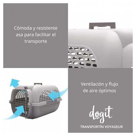 Transportadoras y Bolsos para Perros Dog It Voyageur Color Fucsia Y Gris Oscuro Medium Transportadoras y Bolsos para Perros Dog It Voyageur Color Fucsia Y Gris Oscuro Medium