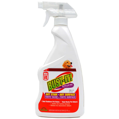 Neutralizador de Olores para Perros Dog It Bust It Eliminador De Olores Y Manchas 710Ml Neutralizador de Olores para Perros Dog It Bust It Eliminador De Olores Y Manchas 710Ml