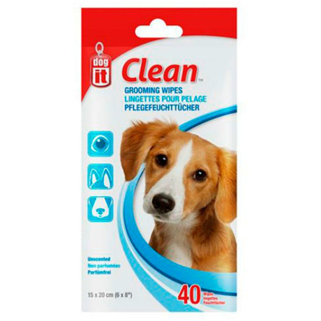 Higiene y Belleza para Perros Dog It Panos Humedos 40 Unidades Higiene y Belleza para Perros Dog It Panos Humedos 40 Unidades