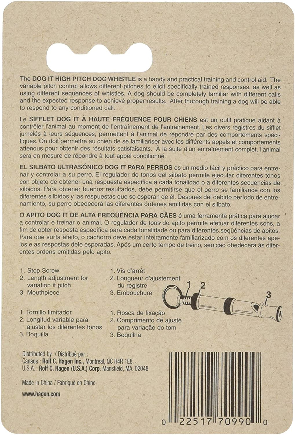 Dog It Silbato Ultrasonico Para Entrenamiento De Perros
