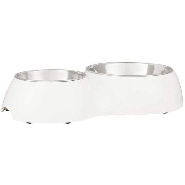 Dog It Style Plato Doble Blanco 160 Y 350Ml Dog It Style Plato Doble Blanco 160 Y 350Ml