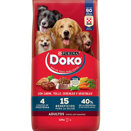 Alimento para Perros Doko Adulto Carne Pollo Cerales Y Vegetales 18Kg Alimento para Perros Doko Adulto Carne Pollo Cerales Y Vegetales 18Kg