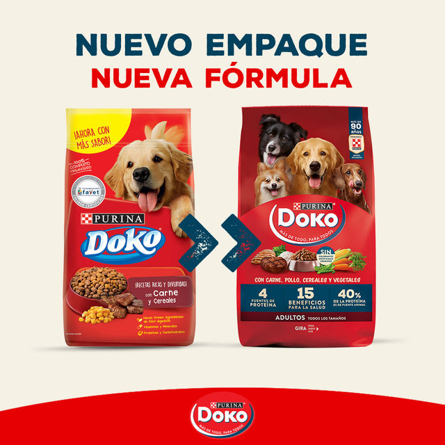 Doko Adulto Carne Pollo Cerales Y Vegetales 18Kg  Doko Adulto Carne Pollo Cerales Y Vegetales 18Kg