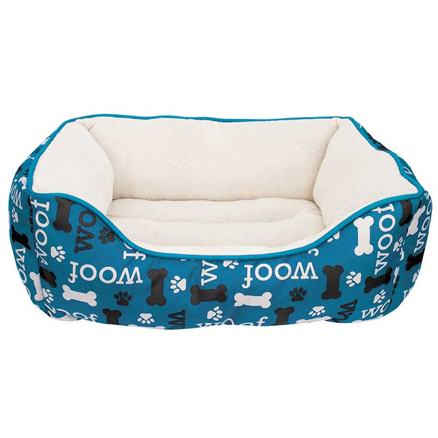 Dreamwell Cama Rectangular Woof Azul  Dreamwell Cama Rectangular Woof Azul